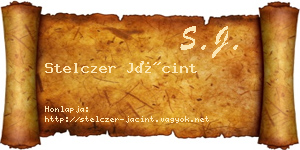 Stelczer Jácint névjegykártya